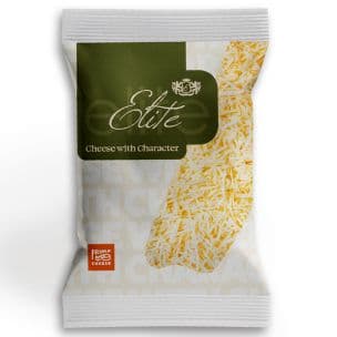 Elite Pure Shredded Mozzarella cheese, 6 × 2kg
